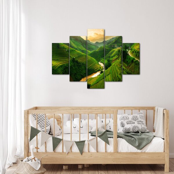 Kép - Mu Cang Chai rizsteraszok (150x105 cm)