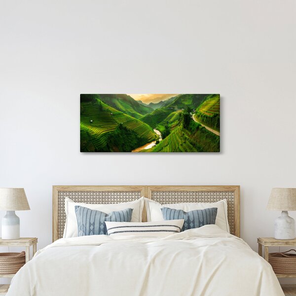 Kép - Mu Cang Chai rizsteraszok (120x50 cm)