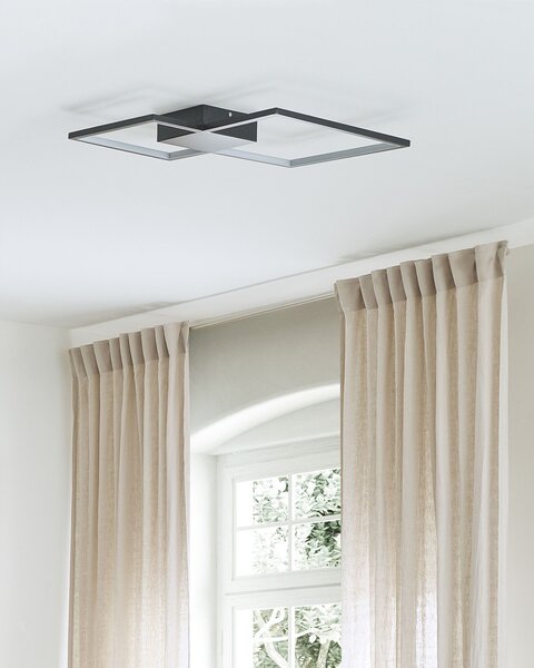 LED mennyezeti lámpa OKSU Fém Fekete