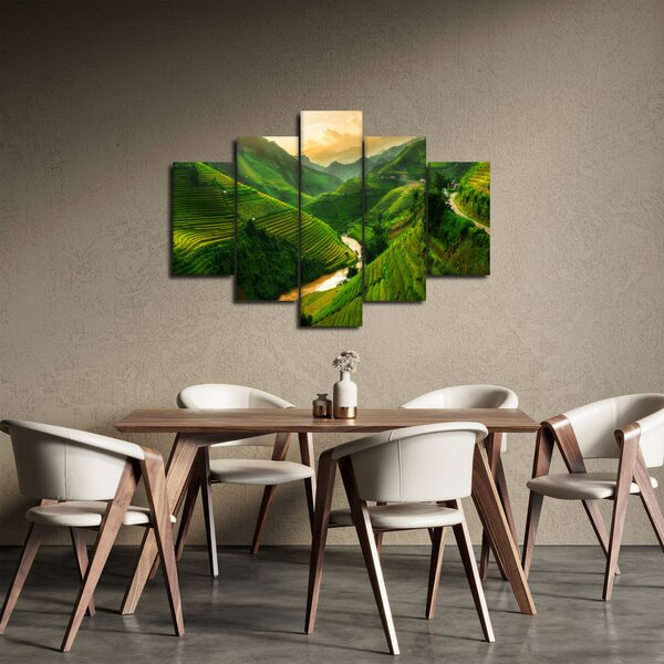 Kép - Mu Cang Chai rizsteraszok (150x105 cm)