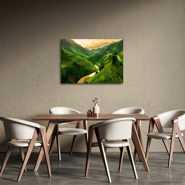 Kép - Mu Cang Chai rizsteraszok (70x50 cm)