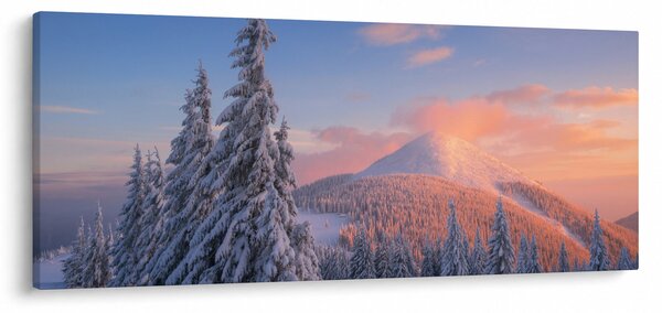 Kép - Téli táj (120x50 cm)