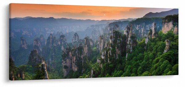 Kép - Zhangjiajie Nemzeti Erdei Park (120x50 cm)