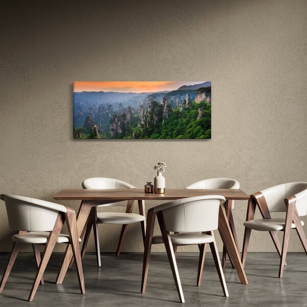 Kép - Zhangjiajie Nemzeti Erdei Park (120x50 cm)