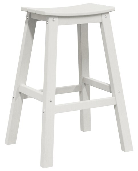 Bárszékek 2 db Fehér HDPE
