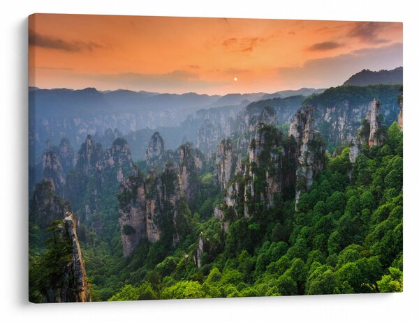 Kép - Zhangjiajie Nemzeti Erdei Park (70x50 cm)