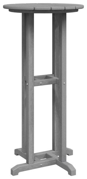Bárasztal Világosszürke 55x55x107 cm HDPE