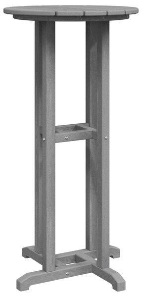 Bárasztal Világosszürke 55x55x107 cm HDPE
