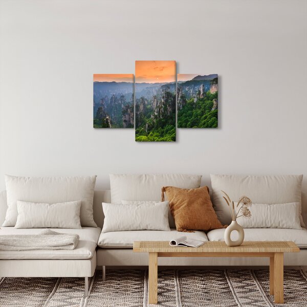 Kép - Zhangjiajie Nemzeti Erdei Park (90x60 cm)