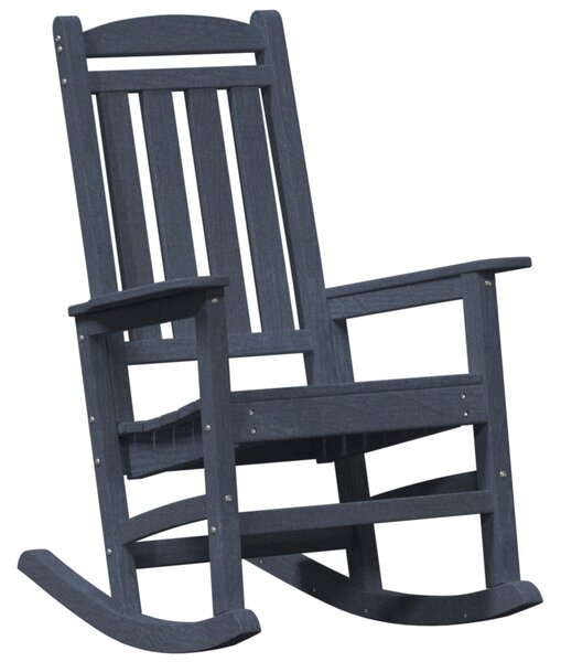 Kerti Hintaszék Tengerészkék 70x92x108 cm HDPE