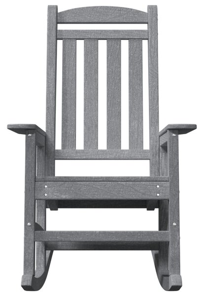 VidaXL Kerti hintaszék Világosszürke 92 x 70 x 108cm HDPE