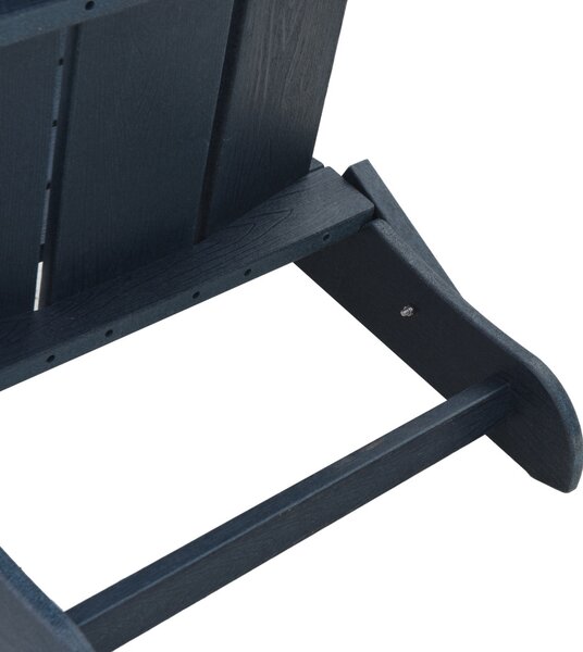 Összecsukható Adirondack szék tengerészkék 74.5x80.5x90 cm HDPE