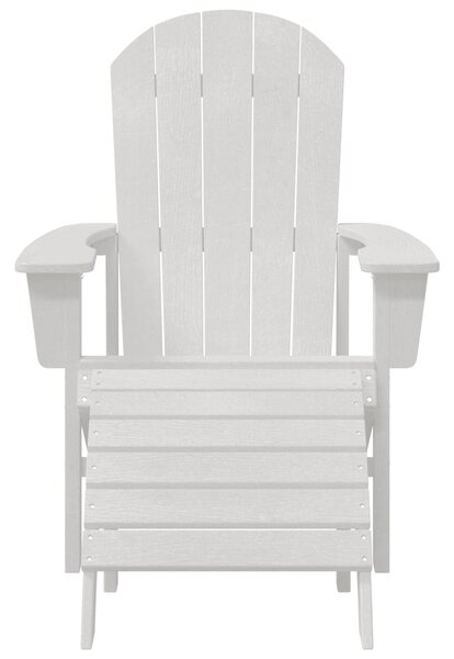 Adirondack szék Fehér 82 x 74 x 92 cm HDPE