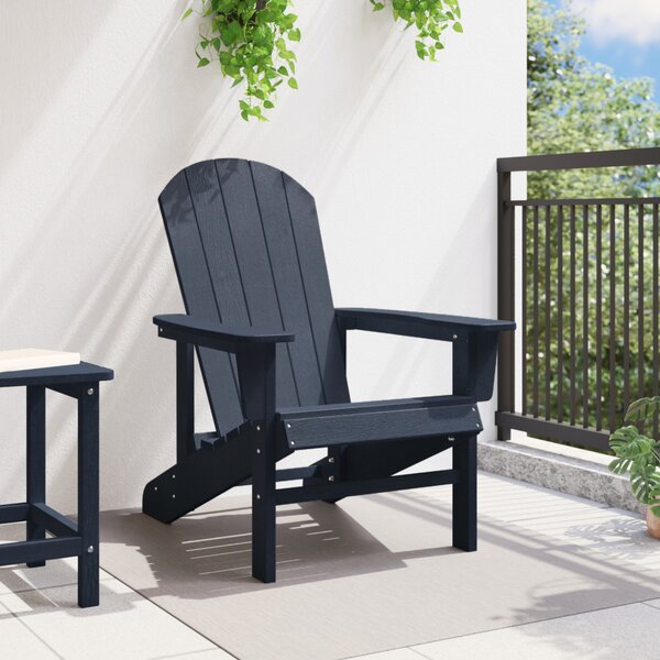 Adirondack szék Tengerészkék 74x82x91 cm HDPE