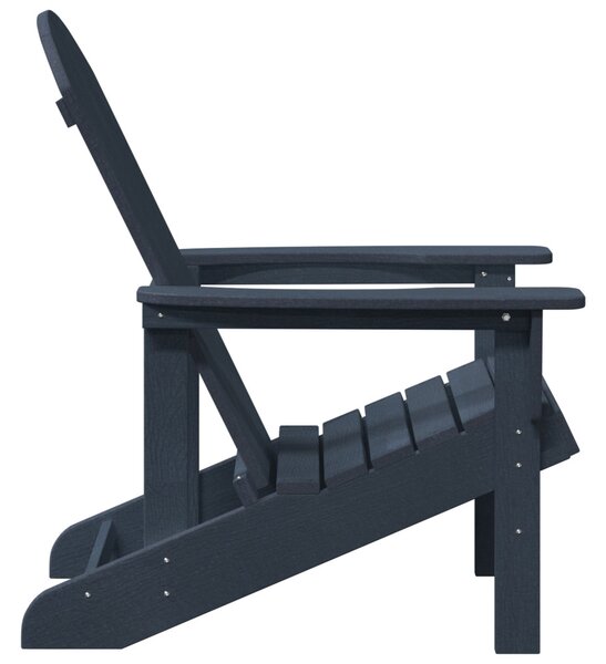 Adirondack szék Tengerészkék 74x82x91 cm HDPE