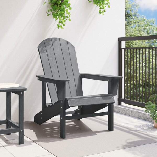 Adirondack szék Világosszürke 74x82x91 cm HDPE