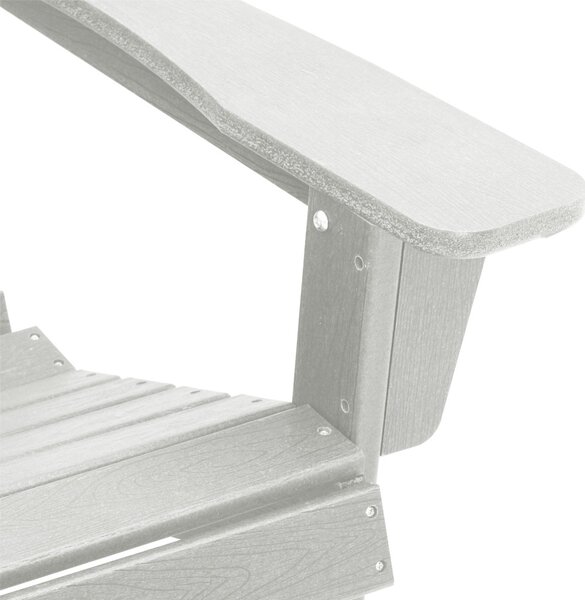 Adirondack szék Fehér 74x82x91 cm HDPE