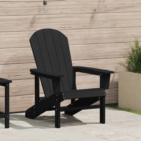 Adirondack szék Fekete 82 x 74 x 92 cm HDPE