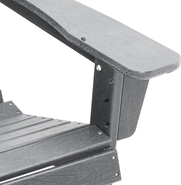 Adirondack szék Világosszürke 74x82x91 cm HDPE