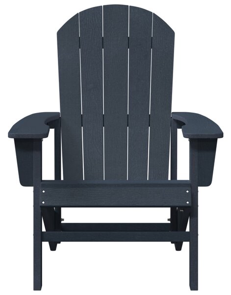 Adirondack szék Tengerészkék 74x82x91 cm HDPE