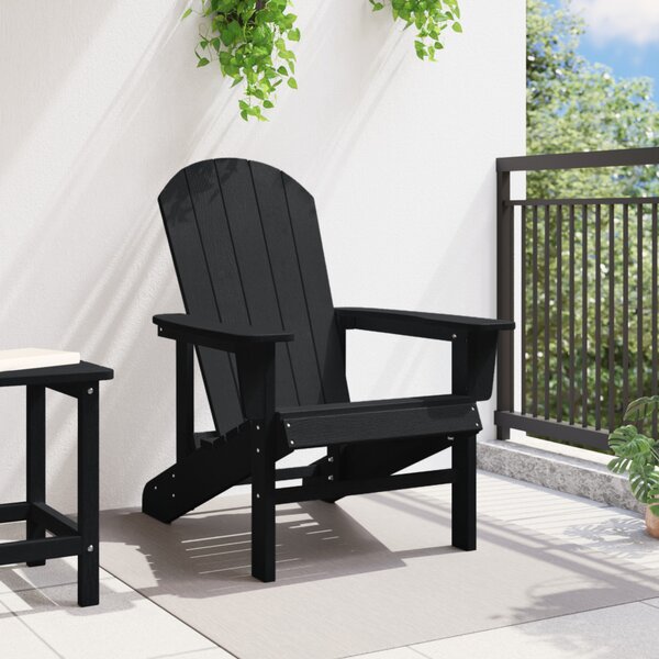 Adirondack szék Fekete 82 x 74 x 92 cm HDPE