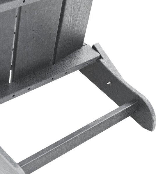 Összecsukható Adirondack szék Világosszürke 74.5x80.5x90 cm HDPE