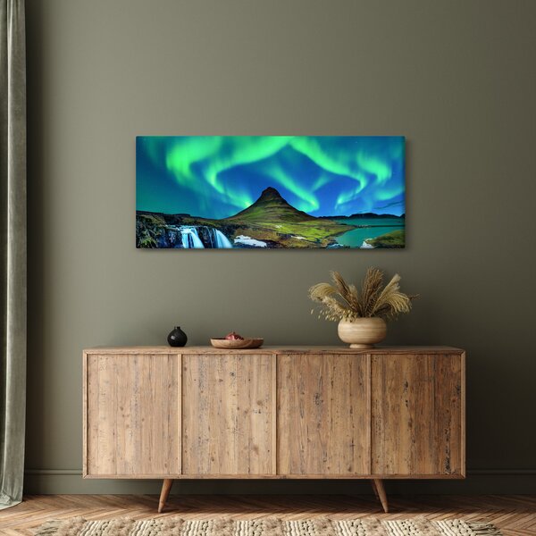 Kép - Kirkjufell, Izland (120x50 cm)