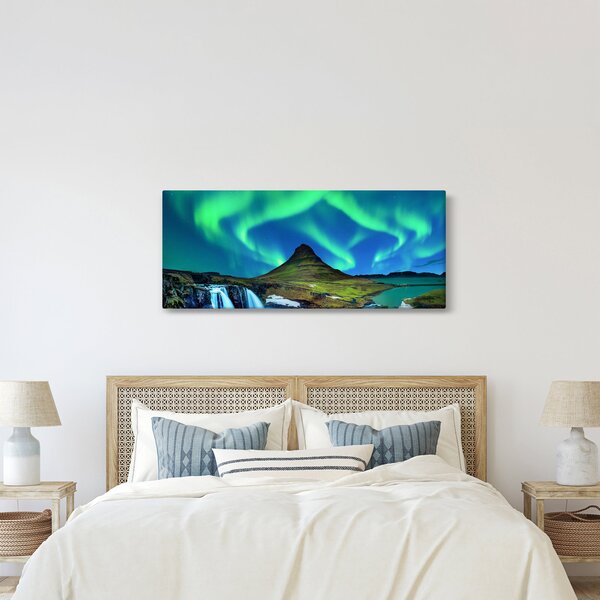 Kép - Kirkjufell, Izland (120x50 cm)