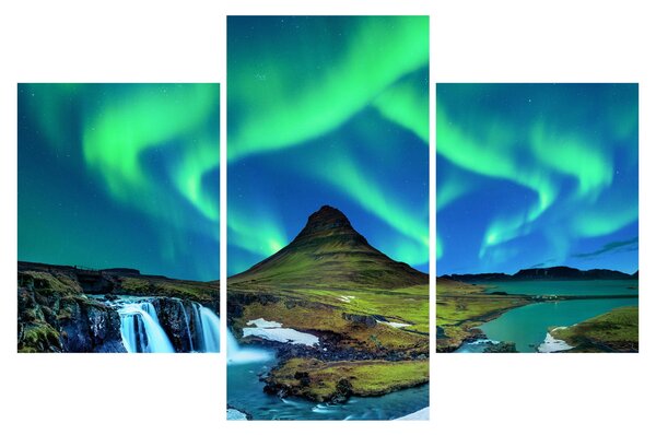 Kép - Kirkjufell, Izland (90x60 cm)