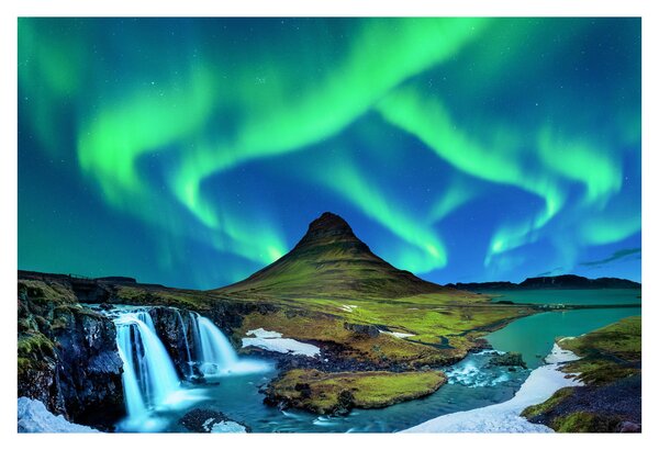 Kép - Kirkjufell, Izland (90x60 cm)