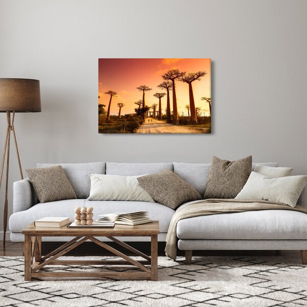 Kép - Naplemente a Baobab Alley-ben (90x60 cm)