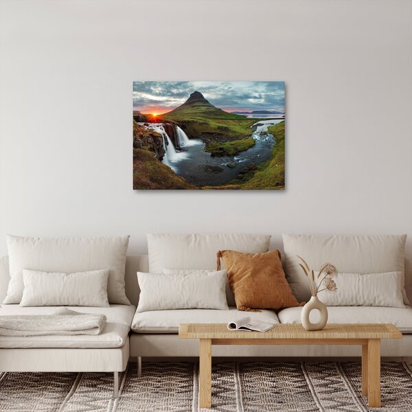 Kép - Kirkjufell naplementében (70x50 cm)