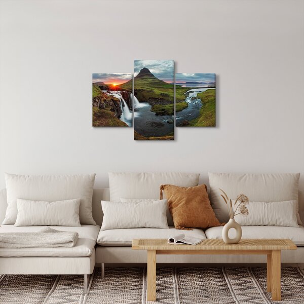 Kép - Kirkjufell naplementében (90x60 cm)
