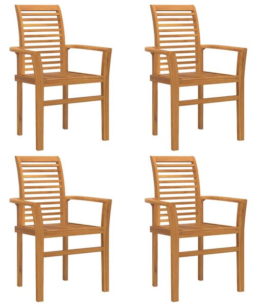 Étkezőszék 2 pcs Barna 62.5 x 54 x 95.5 cm Tömör Teakfa