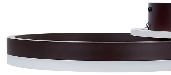 LED mennyezeti lámpa GLYDE Fém Sötétbarna
