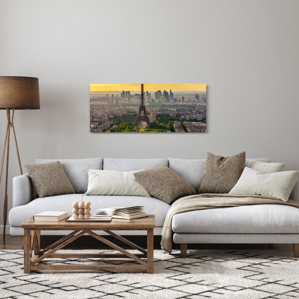 Kép - Párizsi panoráma (120x50 cm)
