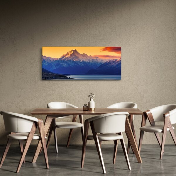 Kép - Pukaki-tó (120x50 cm)