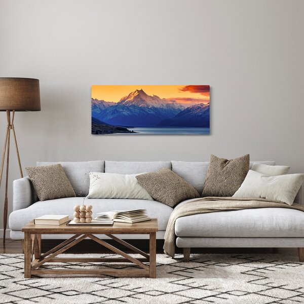 Kép - Pukaki-tó (120x50 cm)