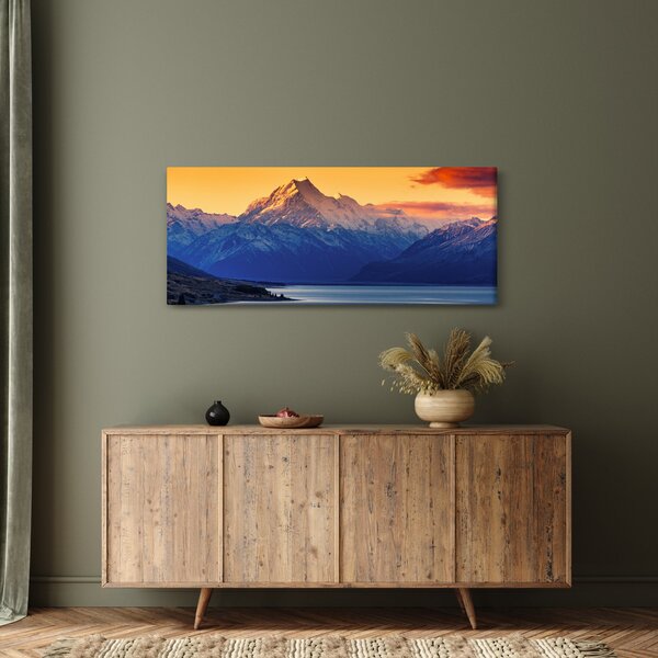 Kép - Pukaki-tó (120x50 cm)