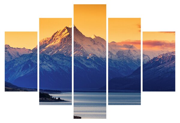 Kép - Pukaki-tó (150x105 cm)