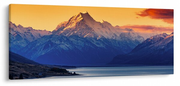Kép - Pukaki-tó (120x50 cm)