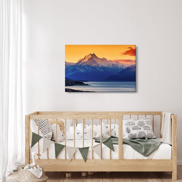 Kép - Pukaki-tó (90x60 cm)