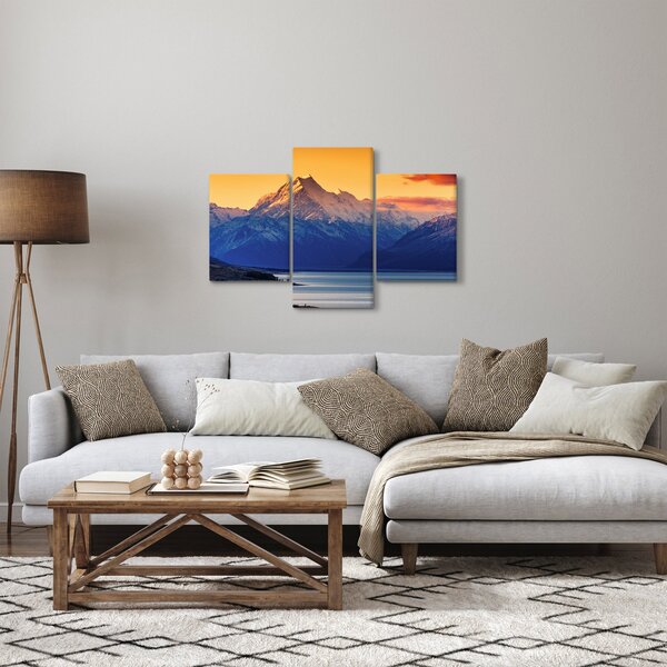 Kép - Pukaki-tó (90x60 cm)