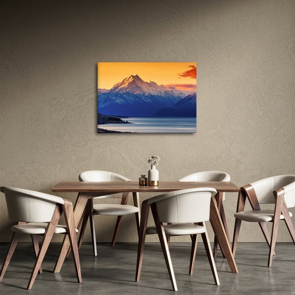 Kép - Pukaki-tó (70x50 cm)