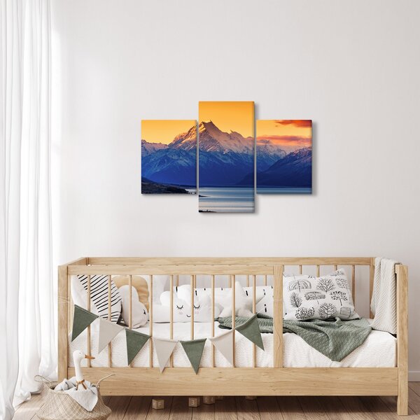 Kép - Pukaki-tó (90x60 cm)