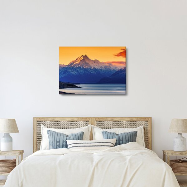 Kép - Pukaki-tó (70x50 cm)
