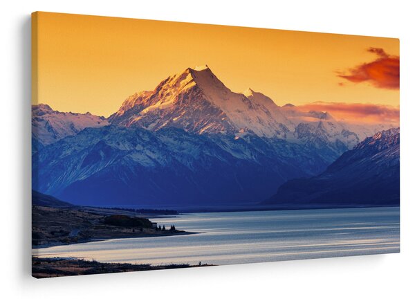 Kép - Pukaki-tó (90x60 cm)