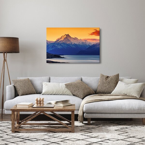 Kép - Pukaki-tó (90x60 cm)
