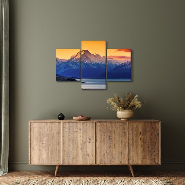 Kép - Pukaki-tó (90x60 cm)