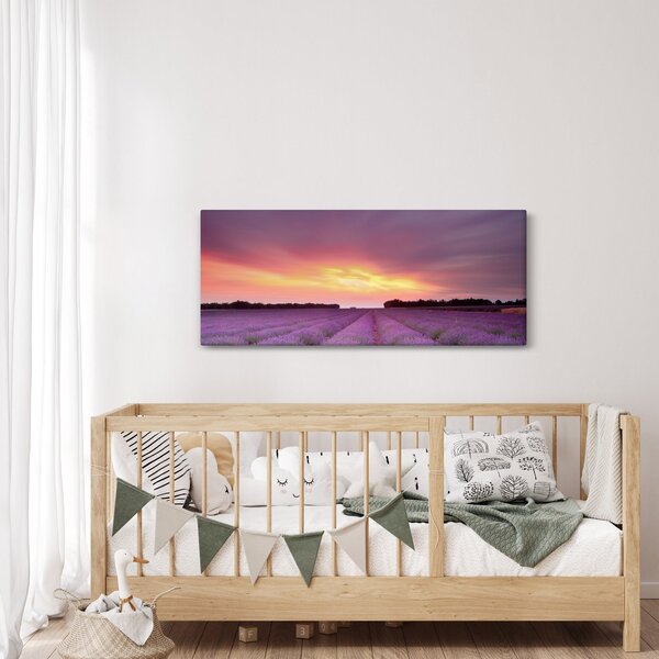 Kép - Levendula mező (120x50 cm)